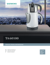 Siemens TA60100/01 Kullanım kılavuzu
