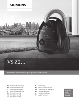 Siemens VSZ2V212/04 Kullanım kılavuzu