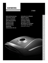 Siemens VSZ6GPX2/04 Kullanım kılavuzu