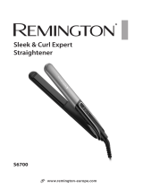 Remington Sleek Curl Expert Straightener S6700 El kitabı