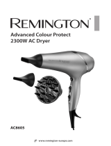 Remington Ac8605 Seche-cheveux Professionnel Ionique Colour Protect 2300w, Soin Micromoléculaire Hu El kitabı