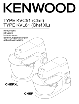 Kenwood KVL6320S CHEF XL ELITE El kitabı