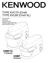 Kenwood KVL8320S CHEF XL TITANIUM El kitabı