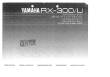 Yamaha RX-300U El kitabı