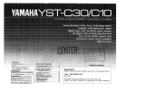 Yamaha YST-C30 El kitabı