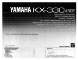 Yamaha KX-330 El kitabı