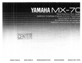 Yamaha MX-70 El kitabı