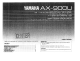Yamaha AX-900 El kitabı