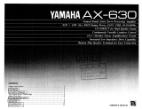 Yamaha AX-630 El kitabı