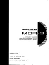 Yamaha MDR3 El kitabı