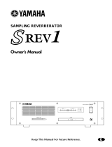 Yamaha RC-SREV1 El kitabı