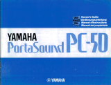 Yamaha PC-50 El kitabı