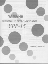 Yamaha YPP-15 El kitabı