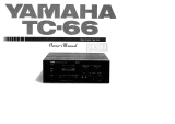 Yamaha TC-66 El kitabı