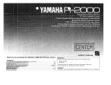Yamaha R-2000 El kitabı