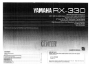Yamaha RX-330 El kitabı