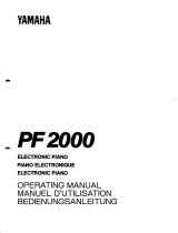 Yamaha PF2000 El kitabı