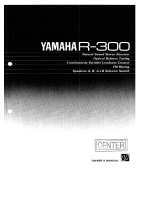 Yamaha R-300 El kitabı