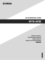 Yamaha MY8-AEB El kitabı