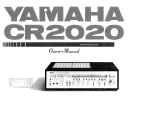 Yamaha CR-2020 El kitabı