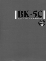 Yamaha BK-5C El kitabı