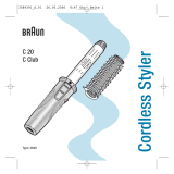 Braun C20,  C Club,  Cordless Styler Kullanım kılavuzu