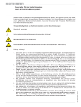 Kathrein MSK 125/MR Kullanma talimatları