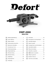 Defort DWP-2000 Kullanım kılavuzu