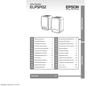 Epson ELPSP02 Active Speakers Kullanici rehberi