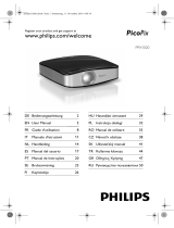Philips PICOPIX PPX1020 Kullanım kılavuzu