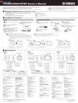 Yamaha CP4SW/CP4SF/CP1SF El kitabı