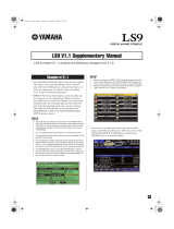 Yamaha LS9-16/LS9-32 V1.1 Kullanım kılavuzu