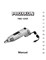Proxxon FBS 12/EF Kullanım kılavuzu