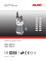 AL-KO Submersible Pressure Pump TDS 1201/4, 6300 L / h Kullanım kılavuzu