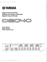 Yamaha D2040 El kitabı