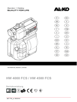 AL-KO Hauswasserwerk "HW 4000 FCS Comfort" Kullanım kılavuzu