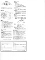 Yamaha QT-1 El kitabı