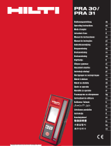 Hilti PRA 30 Kullanım kılavuzu