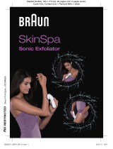 Braun SkinSpa, Sonic Exfoliator, 901 Spa, Silk-épil 7 Kullanım kılavuzu