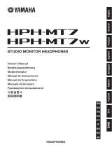 Yamaha HPH-MT5W El kitabı