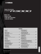 Yamaha PSR-A3000 Veri Sayfası