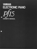 Yamaha PF-15 El kitabı