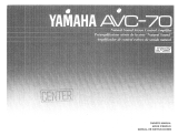 Yamaha AVC-70 El kitabı