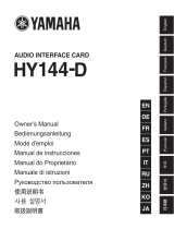 Yamaha HY144 El kitabı