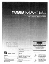 Yamaha MX-460 El kitabı