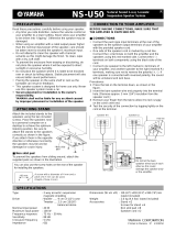 Yamaha NS-U50 El kitabı