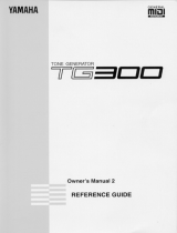 Yamaha TG300 El kitabı