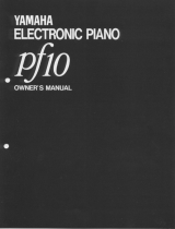 Yamaha PF10 El kitabı