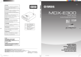 Yamaha MDX-E300 El kitabı