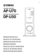 Yamaha DP-U50 El kitabı